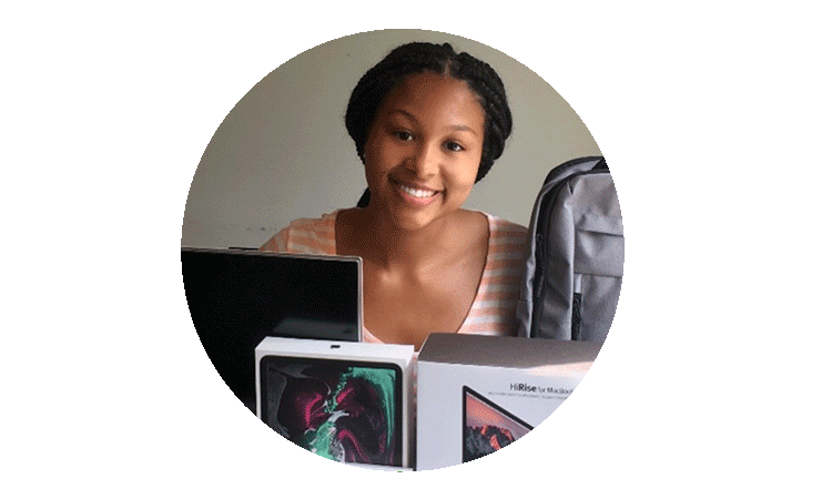 June Scholarship Recipient, Shalia, ACT Scholarship Winner, Class of 2020